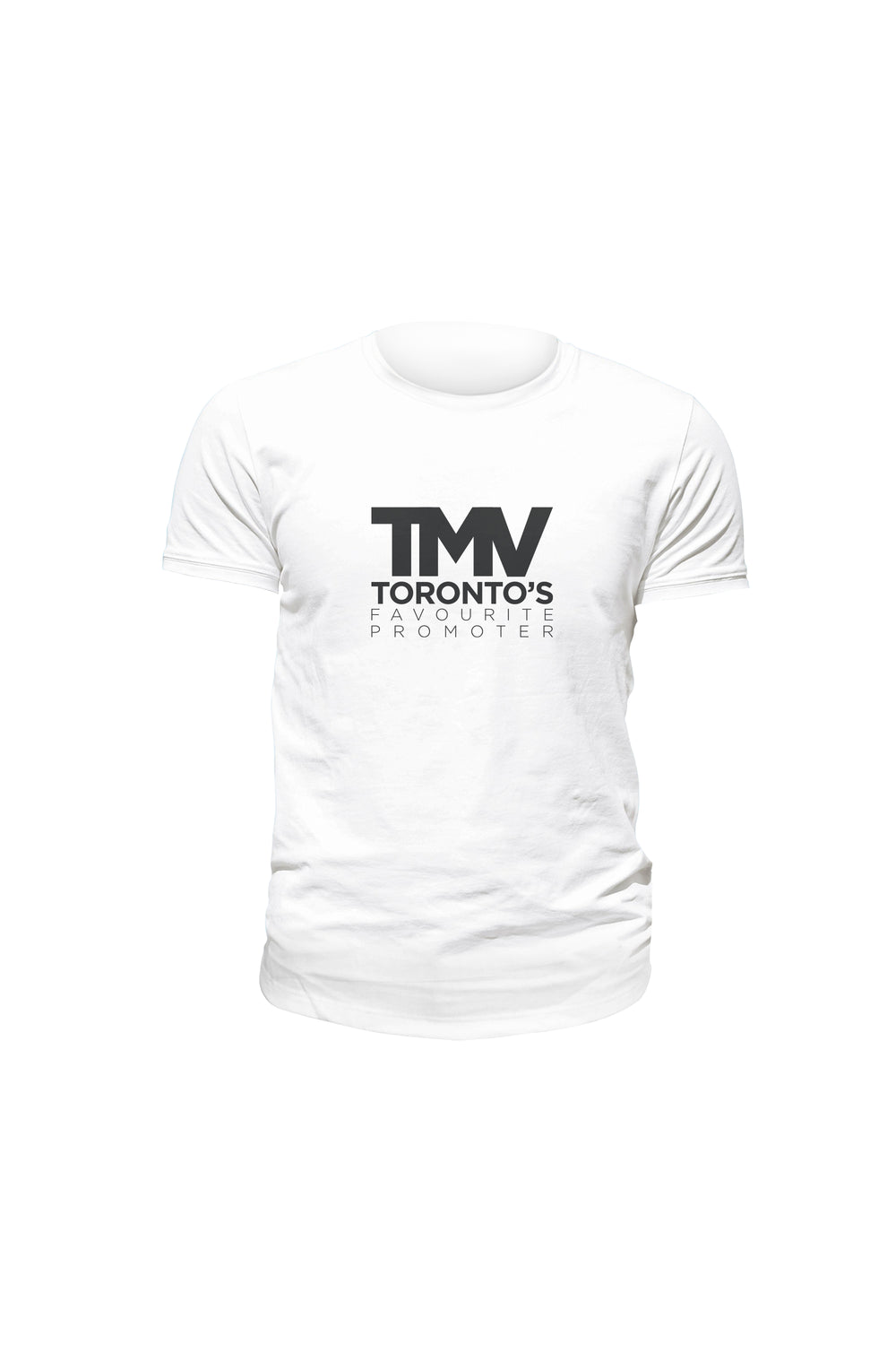 TMV Toronto's Favourite Promoter Short Sleeve White T-Shirt.