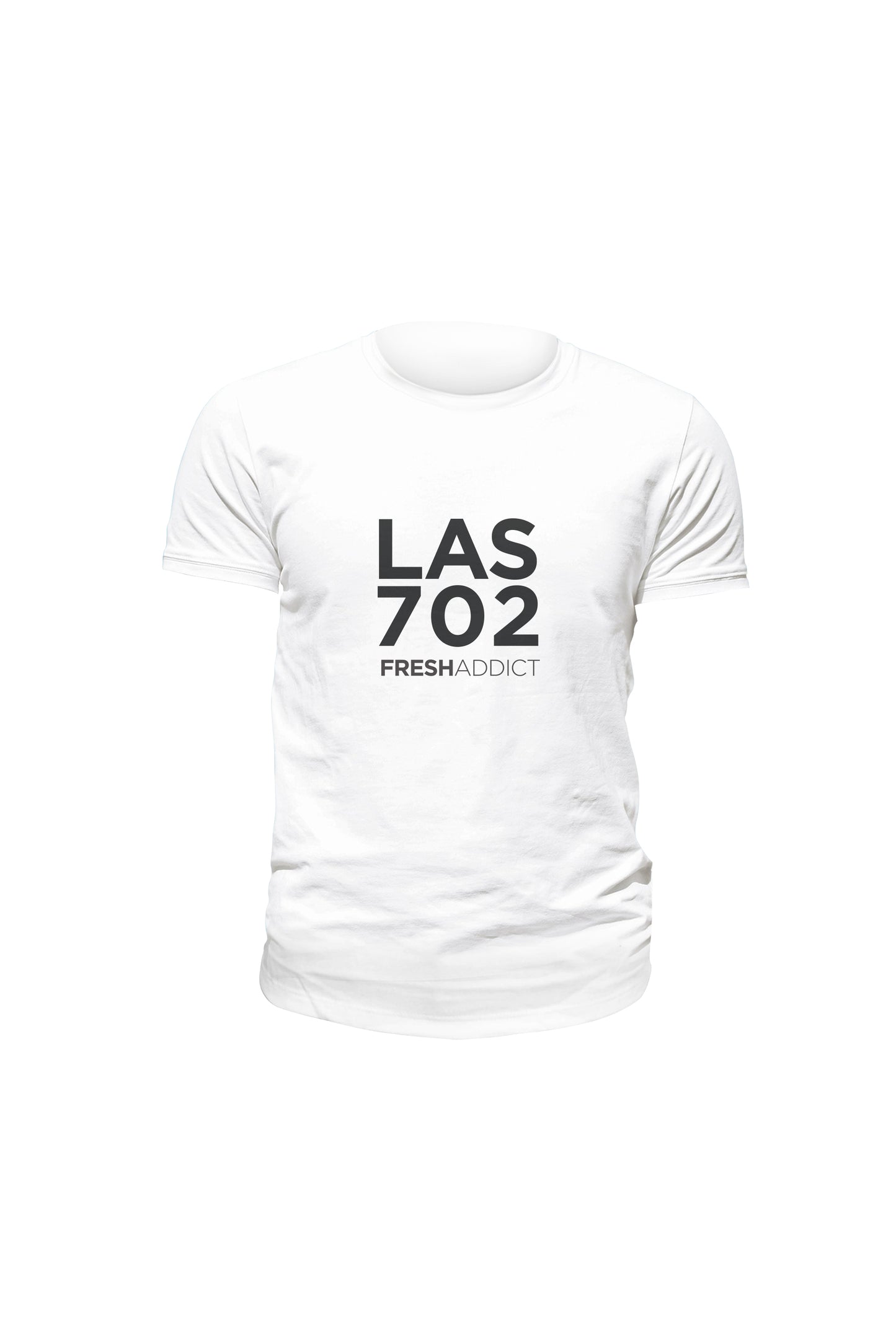 TMV Las Vegas Postal Code Short Sleeve White T-Shirt 702.