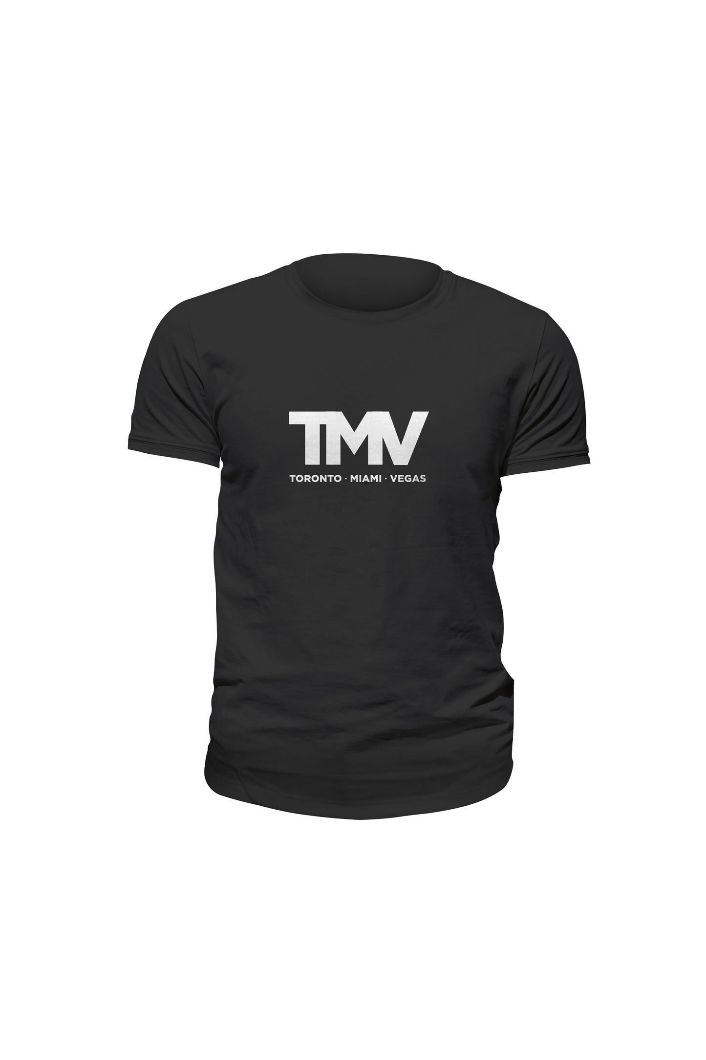 TMV Toronto, Miami, Vegas Short Sleeve Black T-Shirt City